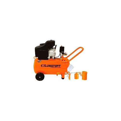 COMPRESOR LUSQTOFF LC-2550BK 2.5HP 50LTS AIRE MANDO DIRECTO  