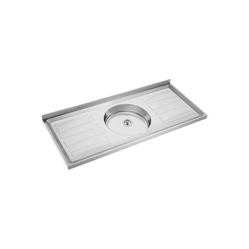 MESADA DELOS 10.14.52256 BACHA INOX IDEAL 1.20 OVAL DESLOCADA  