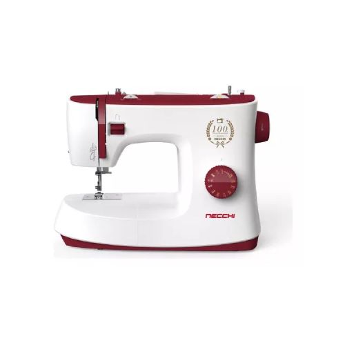 Máquina De Coser Necchi K417a Marca Italiana Desde 1919 Color Blanco/turquesa  