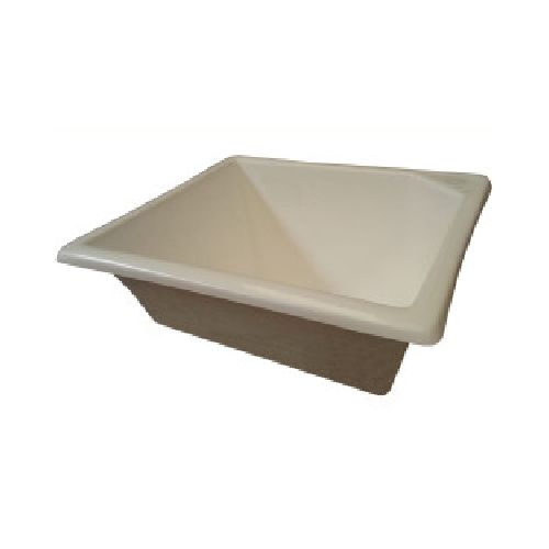 Pileta de fibra de vidrio reforzada sin mesada 50x40cm - RUCO  