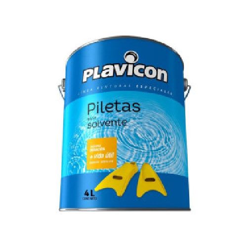 Plavicon pileta solvente blanco x 4 lt  