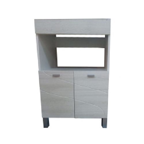 Vanitory Nilo Schneider - 2 puertas - Blanco/Rovere 60cm - Sin mesada  