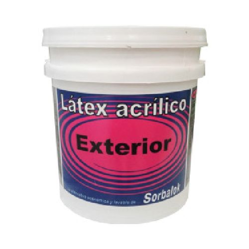 Sorbalok látex exterior blanco x 4 litros  