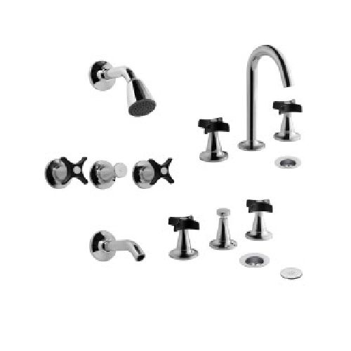 Kit de grifería FV Pétalo (Lavatorio - Bidet - Bañera) 900.02/M3-NC  