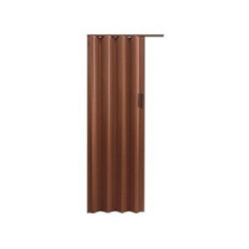 Puerta plegadiza PVC línea h ciega cedro 100x200  