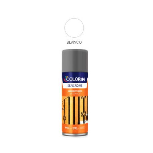 Pintura en aerosol 290gr - Uso domestico - Convertidor de óxido Blanco  