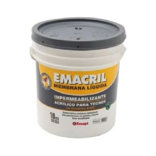 Membrana líquida blanca x 10kg - Emacril - EMAPI  