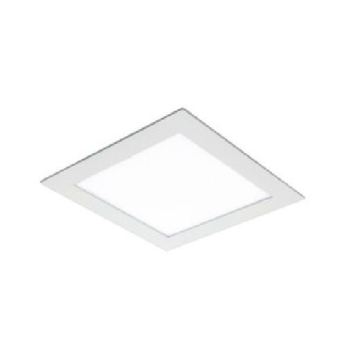 Lámpara de techo cuadrada Led embutida 22x22cm - 18W-6500K  