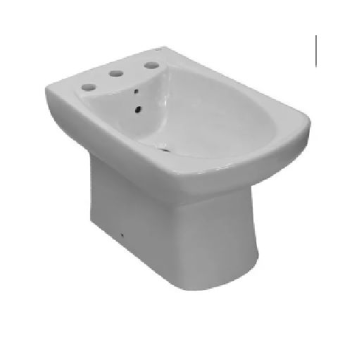 Roca dama Senso bidet lluvia 3 agujeros blanco  