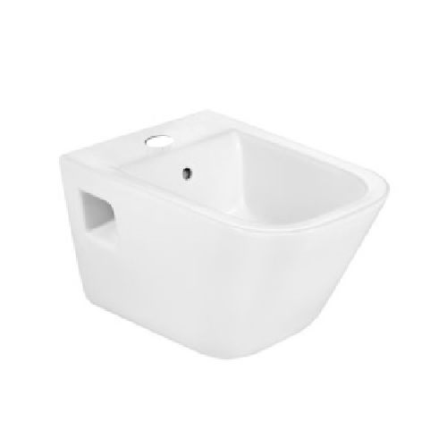 Roca The Gap Rimless - Bidet de colgar - 1 agujero lluvia - blanco  