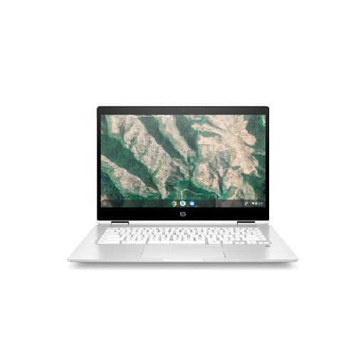 HP Chromebook x360 14B-CA0010 2-in-1 Celeron® N4000 32GB eMMC 4GB 14" TOUCHSCREEN Chrome OS CERAMIC WHITE - 7NV95UA#ABA  