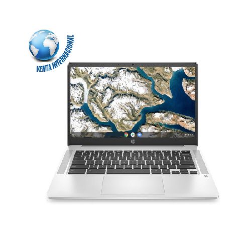 HP Chromebook 14A-NA0226 Celeron® N4120 64GB eMMC 4GB 14" (1366x768) CHROME OS MINERAL SILVER - 677J1UA#ABA  