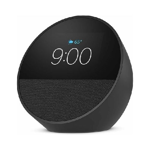 Amazon Echo Spot Bocina despertador Inteligente 2024 Negro  