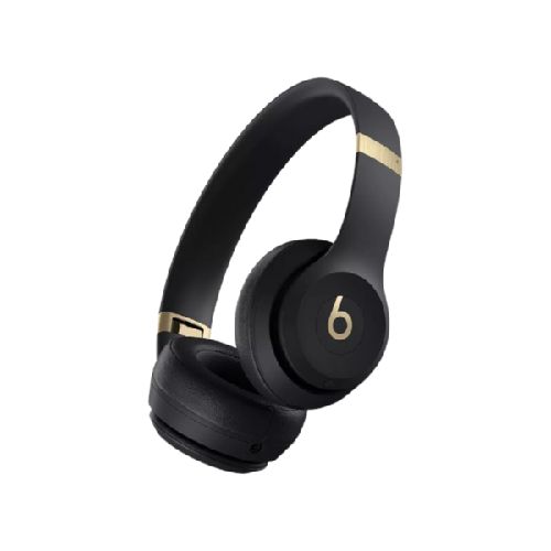 Auriculares de oido Inalámbricos Beats Solo 4 - Negro con Dorado  