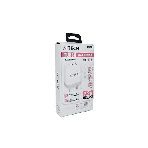 CARGADOR USB AITECH ULTRA FAST 7,2A 3 TIPO C AI-72C  