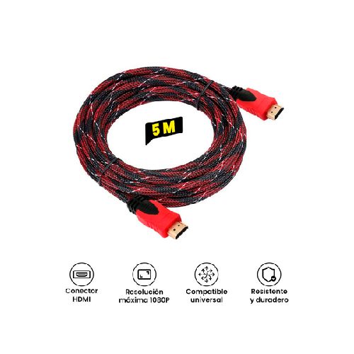 CABLE HDMI KOLKE 5MTS 1,4V 4K ULTRA NEGRO KCC-2664  