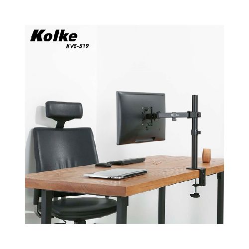 SOPORTE MONITOR LCD/LED MOVIL KOLKE BRAZO SIMPLE DE 13" A 32" KVS-519  