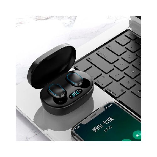 AURICULAR BLUETOOTH EARBUDS KOLKE KAB-624 NEGRO TOUCH/10MTS/3HRS/TWS  