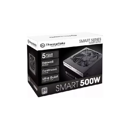 FUENTE ATX THERMALTAKE 500W REALES SMART WHITE  