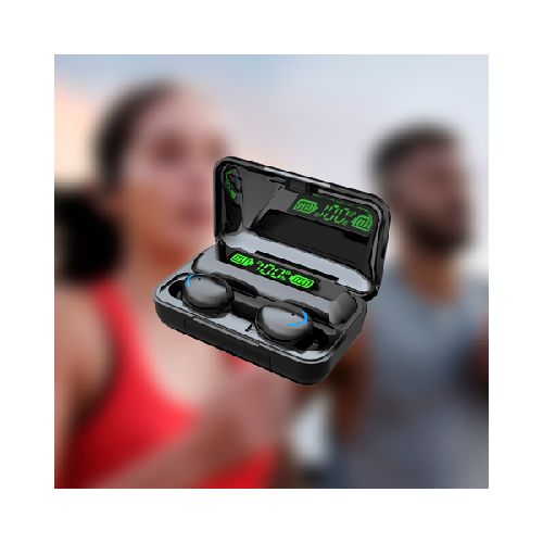 AURICULAR BLUETOOTH EARBUDS KOLKE KAB-531 BLACK CON DISPLAY  