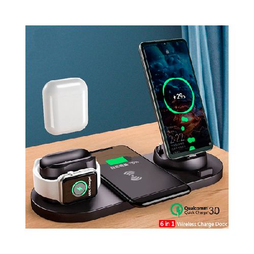 CARGADOR DOCKING BXD-08 CELULAR/AURICULARES/SMARTWATCH  