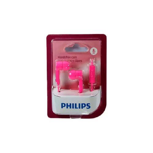 AURICULAR PHILIPS SHE1405PKS MANOS LIBRE ROSA  