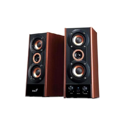 PARLANTE 2,0 GENIUS SP-HF800A WOOD 20W  