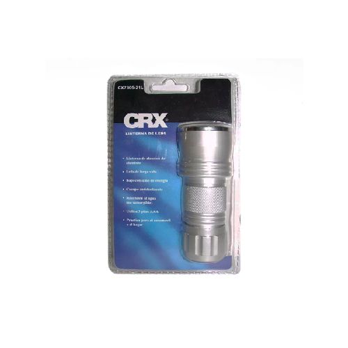 LINTERNA CRX CX7351-21L LEDS ALEACION/BAJO CONSUMO/RESISTENTE AL AGUA/3AAA NO INCLUIDAS  