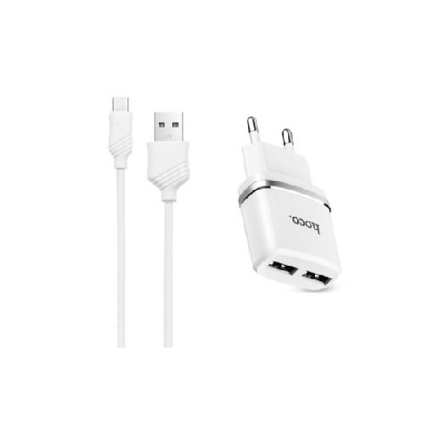 CARGADOR USB 2 PUERTO USB 3,4A C/CABLE  