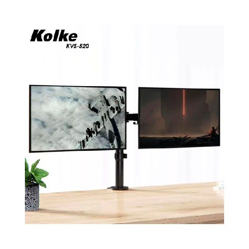 SOPORTE MONITOR LCD/LED MOVIL DOBLE BRAZO DE 13" A 32" KVS-520 KOLKE  