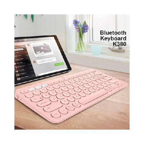 TECLADO BLUETOOTH LOGITECH K380 PINK  