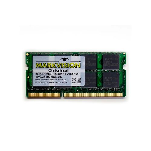 MEMORIA SODIMM DDR3 8GB 1600MHZ MARKVISION BULK  