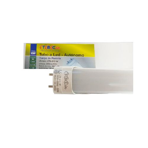 Tubo Led 10w Autónomo 60cm Conexión a 2 puntas TBCin  