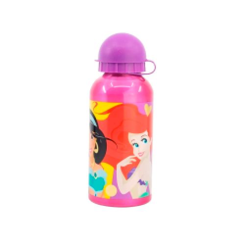 Botella aluminio Princesas 400 ml.  