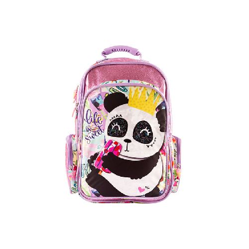 MOCHILA ESPALDA TALBOT BTS PANDA 45cm. 5 CIERRES - Librería y Juguetería Tomy. Comprá en nuestra web en hasta 3 Cuotas sin Interés.