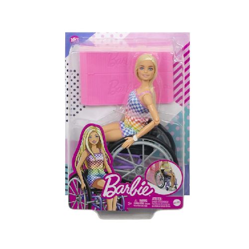 MUÑECA BARBIE FASHIONISTA EN SILLA DE RUEDAS - Librería y Juguetería Tomy. Comprá en nuestra web en hasta 3 Cuotas sin Interés.