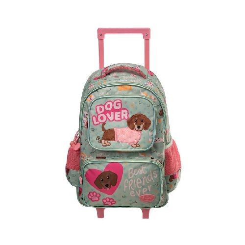 MOCHILA CARRO TALBOT SCHOOL GANG SALCHICHA 45cm - Librería y Juguetería Tomy. Comprá en nuestra web en hasta 3 Cuotas sin Interés.