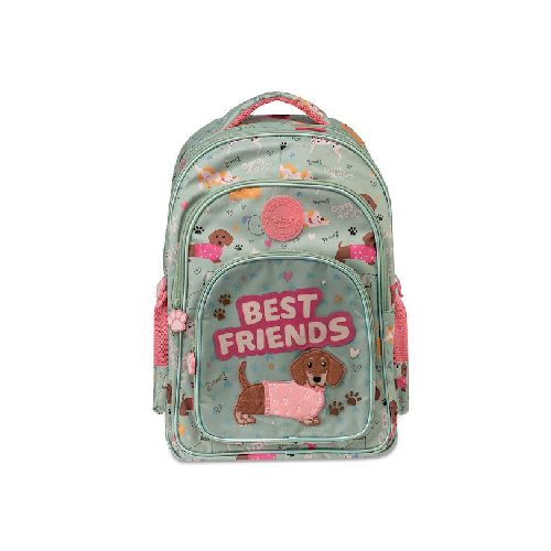 MOCHILA ESPALDA TALBOT SCHOOL GANG SALCHICHA 46cm - Librería y Juguetería Tomy. Comprá en nuestra web en hasta 3 Cuotas sin Interés.