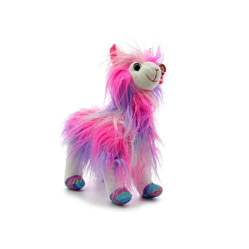 PELUCHE LLAMA PELO LARGO 32cm. - Librería y Juguetería Tomy. Comprá en nuestra web en hasta 3 Cuotas sin Interés.