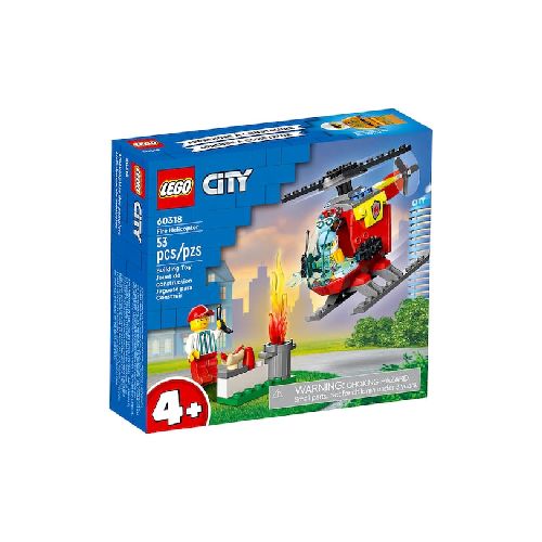 BLOQUE LEGO CITY HELICÓPTERO DE BOMBEROS 53pzas - Librería y Juguetería Tomy. Comprá en nuestra web en hasta 3 Cuotas sin Interés.