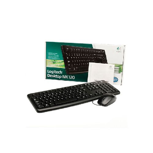 TECLADO LOGITECH + MOUSE OPTICO USB MK120 - Librería y Juguetería Tomy. Comprá en nuestra web en hasta 3 Cuotas sin Interés.