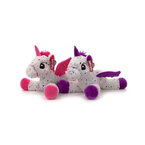 PELUCHE UNICORNIO ECHADO CON ESTRELLITAS 32cm. - Librería y Juguetería Tomy. Comprá en nuestra web en hasta 3 Cuotas sin Interés.