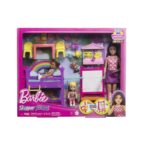 MUÑECA BARBIE SKIPPER DIA DE CUIDADO - Librería y Juguetería Tomy. Comprá en nuestra web en hasta 3 Cuotas sin Interés.