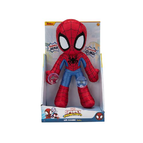 PELUCHE SPIDEY POSABLE CON VENTOSAS 25cm. - Librería y Juguetería Tomy. Comprá en nuestra web en hasta 3 Cuotas sin Interés.