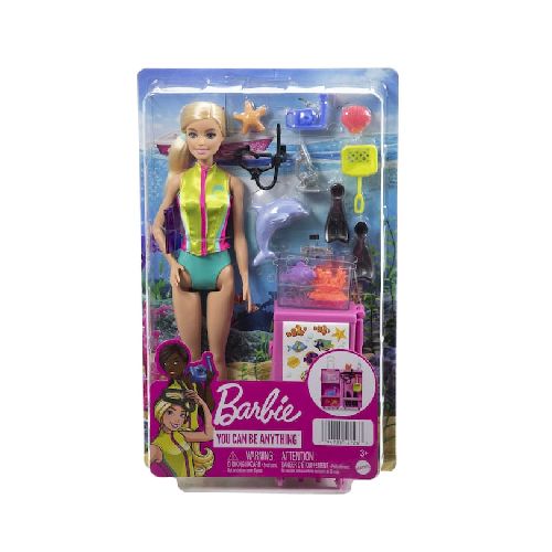 MUÑECA BARBIE PROFESIONES BIOLOGA MARINA - Librería y Juguetería Tomy. Comprá en nuestra web en hasta 3 Cuotas sin Interés.