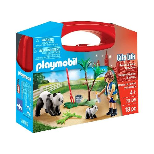 PLAYSET PLAYMOBIL CITY LIFE MALETIN DE PANDAS Y CUIDADORA - Librería y Juguetería Tomy. Comprá en nuestra web en hasta 3 Cuotas sin Interés.