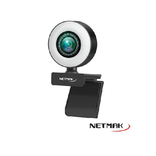 WEBCAM ARO DE LUZ LED NETMAK NM-WEB04 (COD: 10409443)  