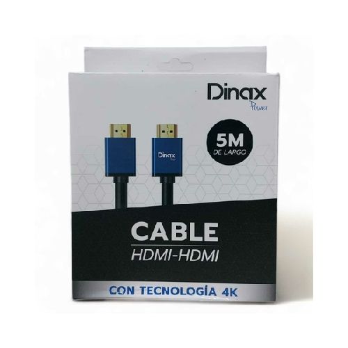 CABLE HDMI 4K 5 METROS DINAX (COD: 13900062)  