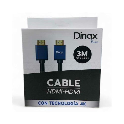 CABLE HDMI 4K 3 METROS DINAX (COD: 13900061)  