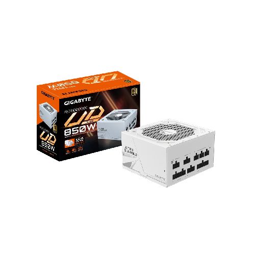 Fuente Gigabyte 850W UD850GM PG5 Pcie 5.0 80+ Gold Full Modular Ice White